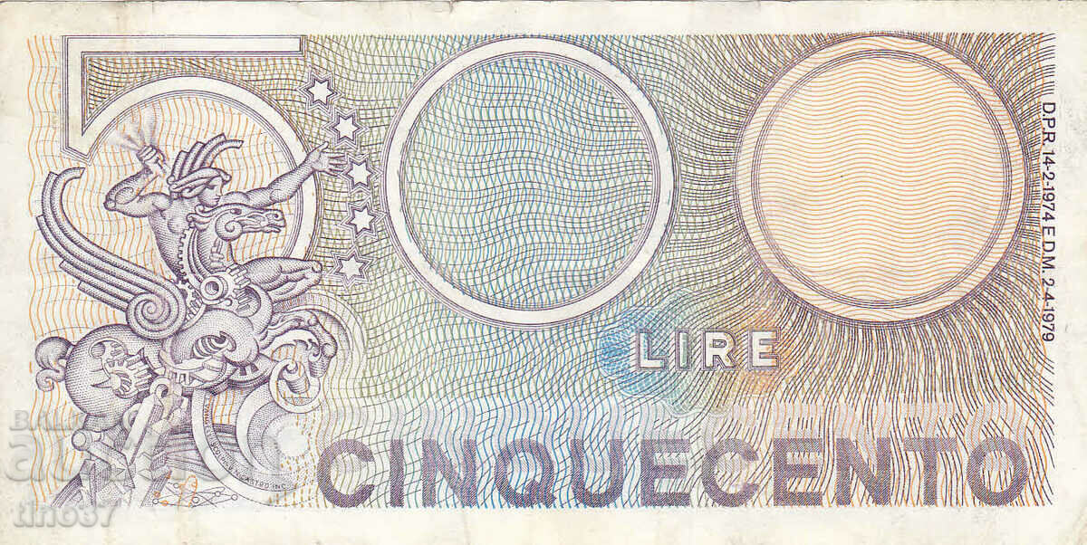 Auction tino37- ITALY - 500 LIRES - 1979 - VF Auction tino37- ITALY - 500 LIRES - 1979 - VF