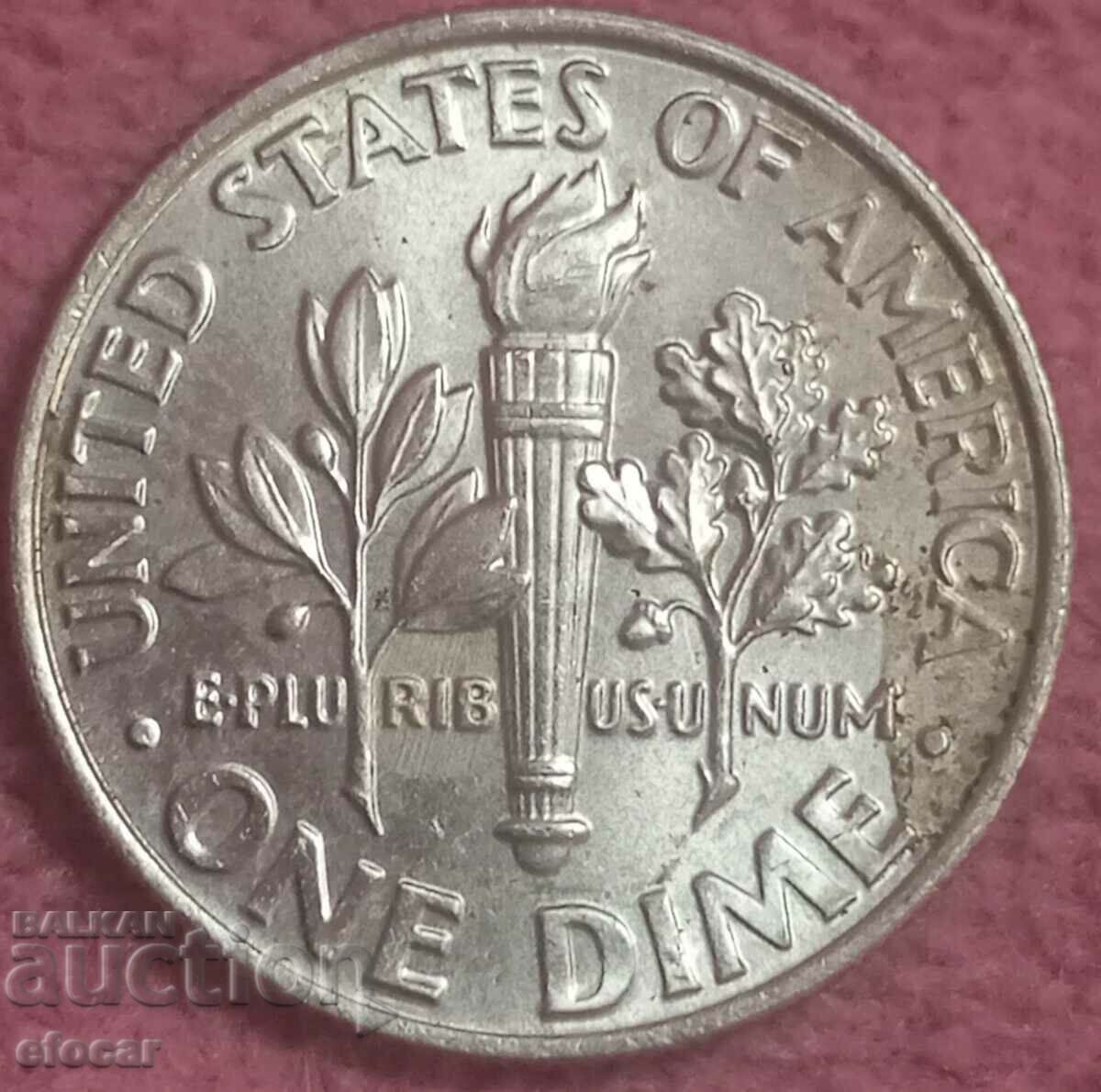 10 cents USA 2019 letter R