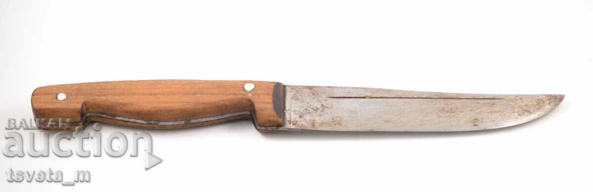 Μαχαίρι αντίκα με ξύλινη λαβή