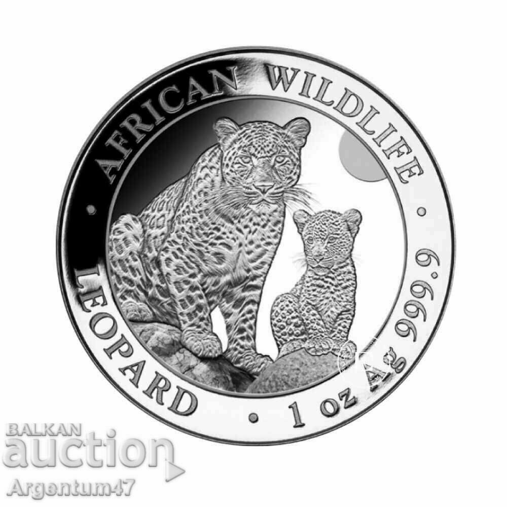 NEW!!! SILVER 1 OZ 2024 SOMALIA - LEOPARD