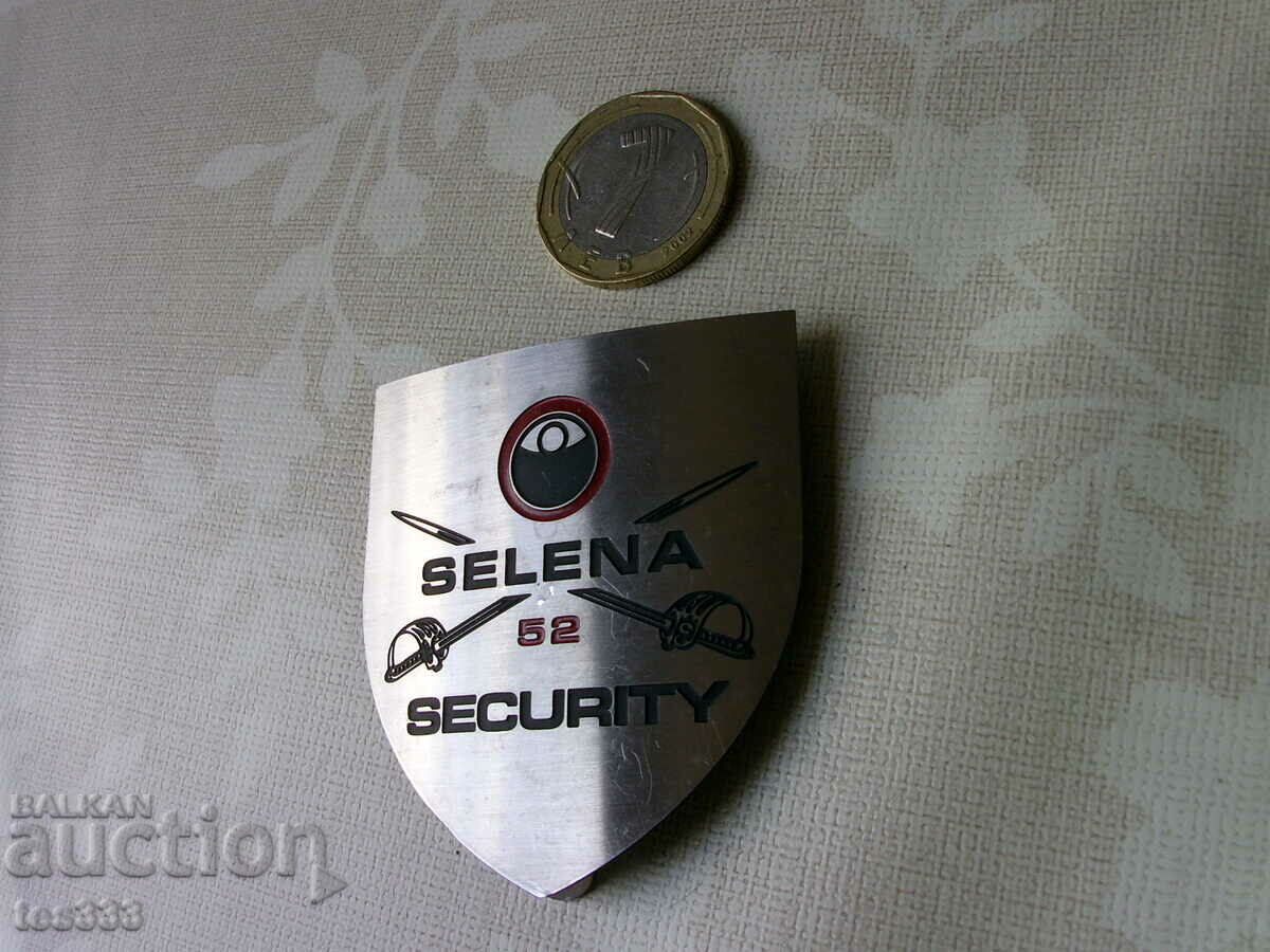 Selena 52 security,значка знак емблема