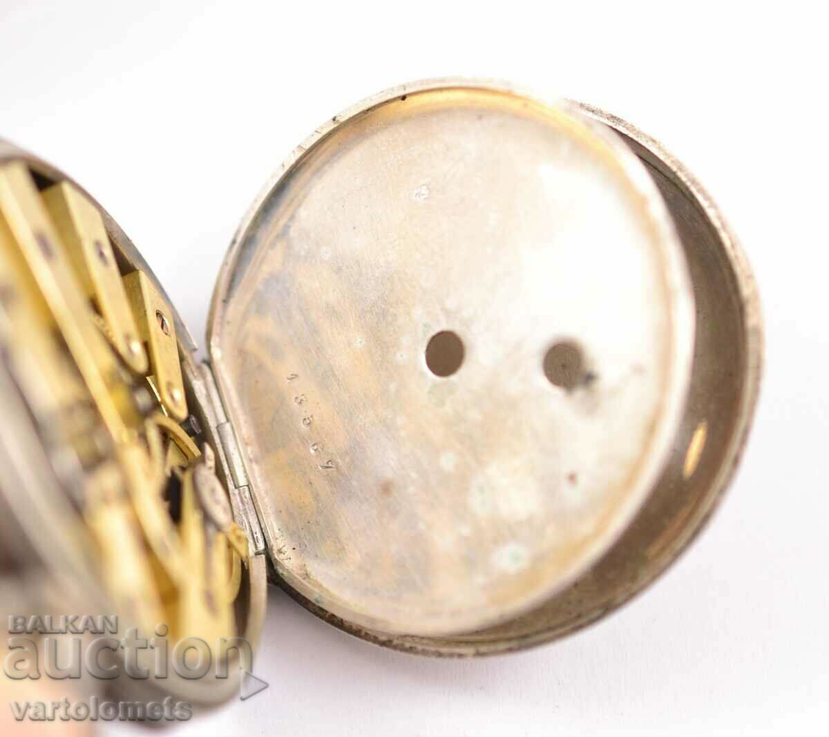 Αντίκα Ασημένιο Ρολόι Τσέπης - Δεν λειτουργεί - 7 Αντίκα Ασημένιο Ρολόι Τσέπης - Δεν λειτουργεί - 7