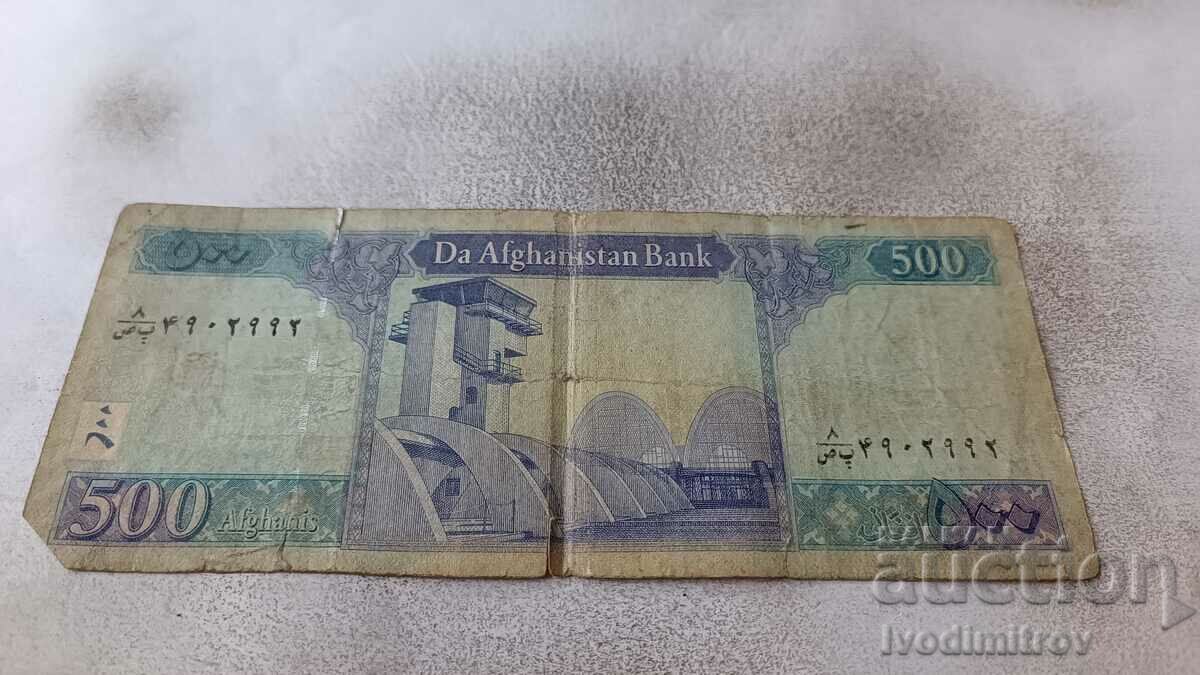 Afghanistan 500 Afghani 1999