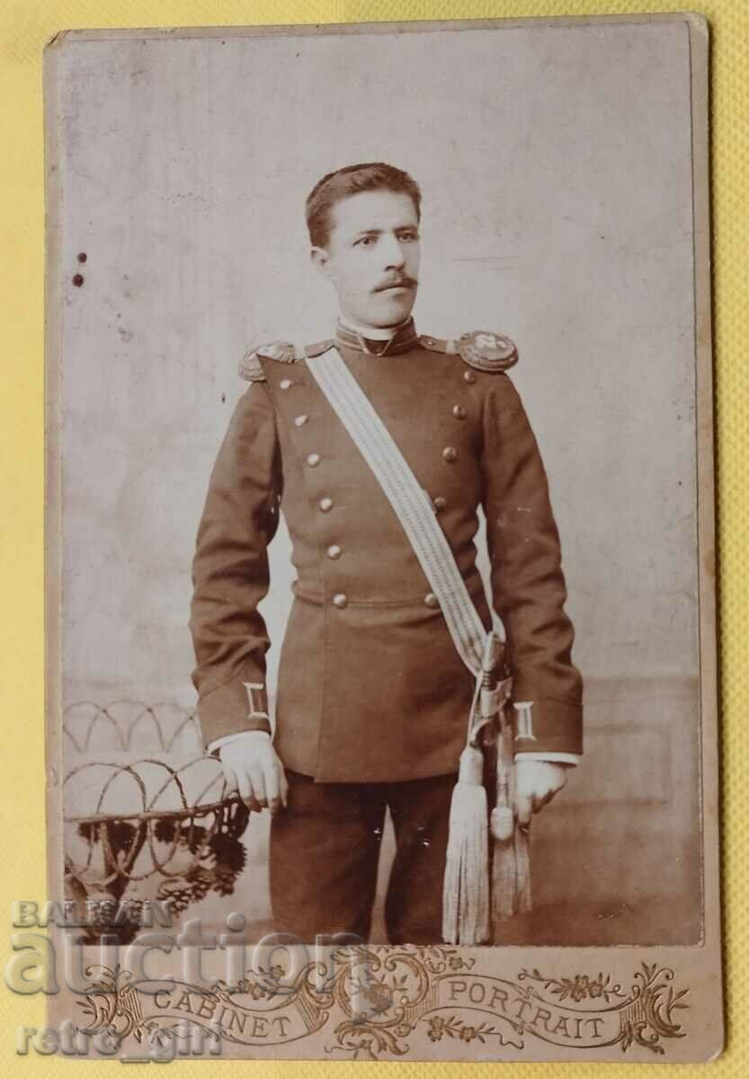 Παλιό στρατιωτικό φωτογραφικό χαρτόνι - Πριγκιπάτο της Βουλγαρίας!