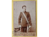 Carton foto militar vechi - Principatul Bulgariei!