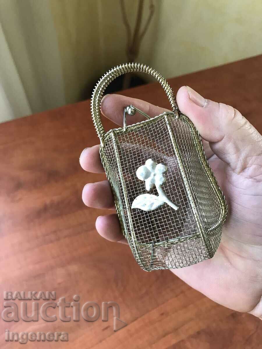 BASKET BOX JEWELRY METAL NETTING OPENLINE BEAUTY with price 15.00 BGN | € 7.67