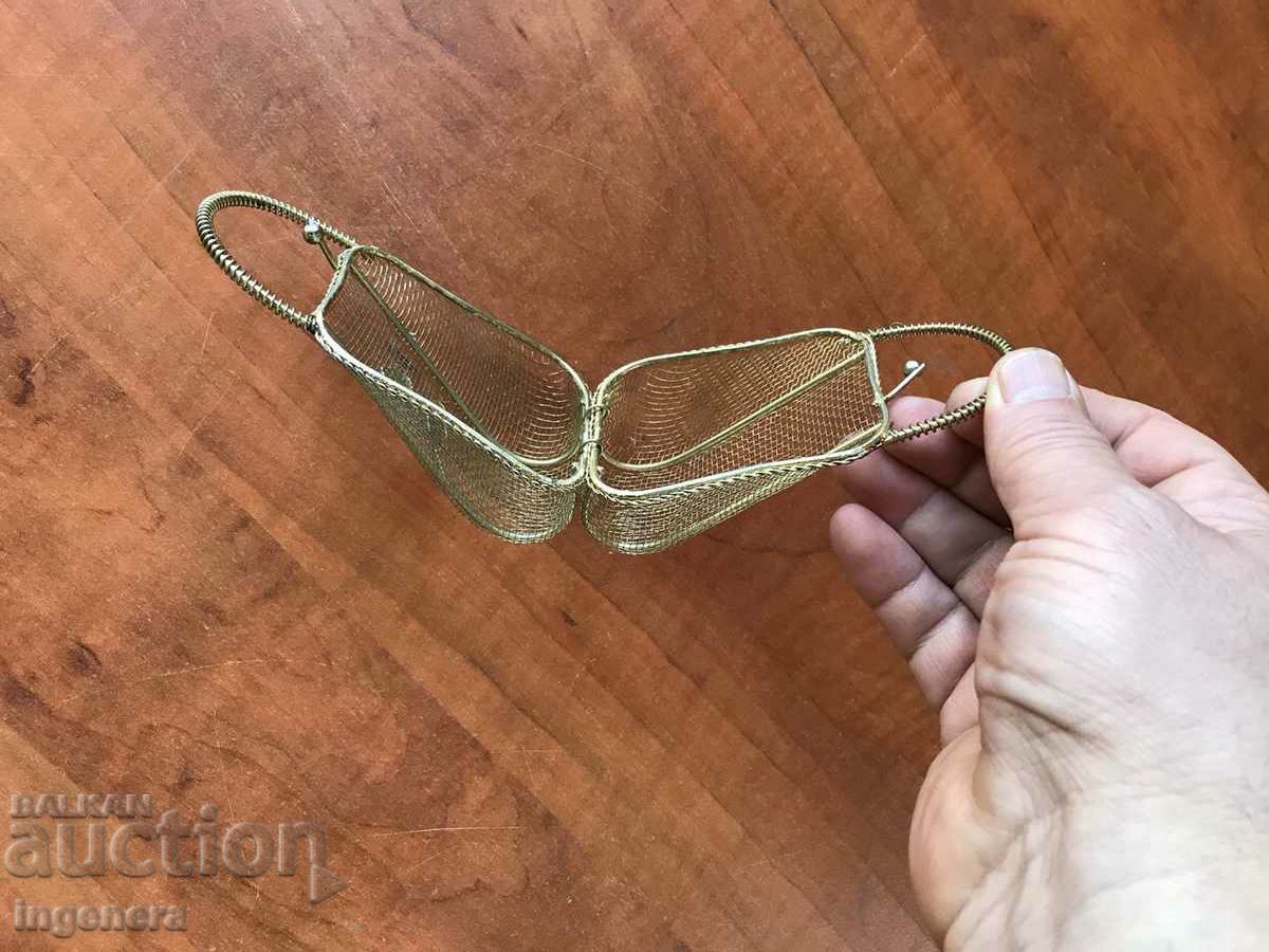 BASKET BOX JEWELRY METAL NETTING OPENLINE BEAUTY - 6