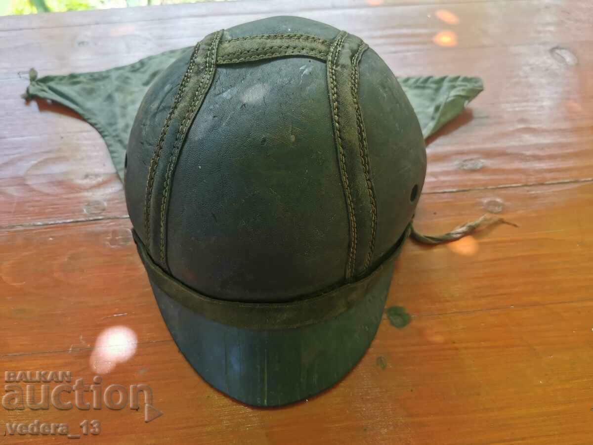 Auction  VERY OLD MOTORCYCLE HELMET
