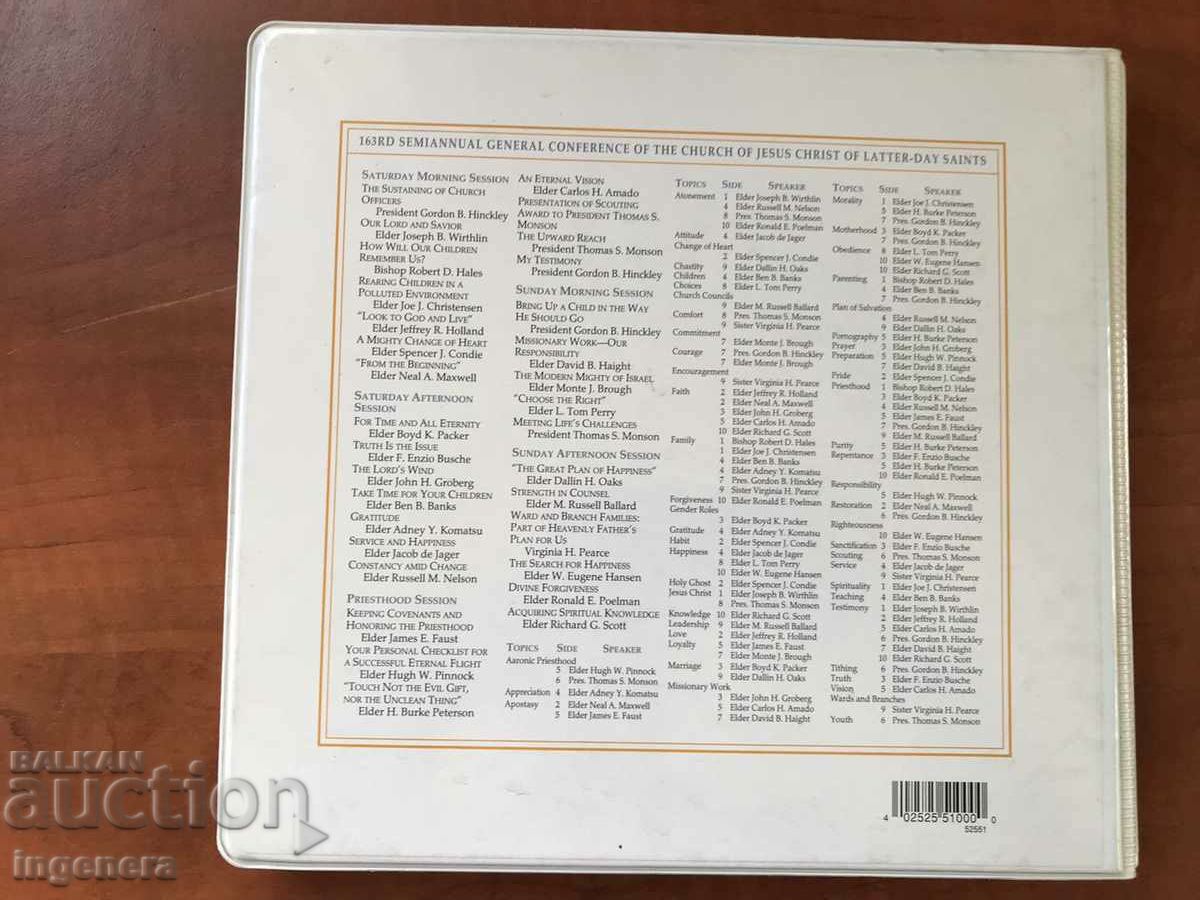 Delivery of AUDIO CASSETTE CASSETTE ALBUM SET 5 PIECES Delivery of AUDIO CASSETTE CASSETTE ALBUM SET 5 PIECES