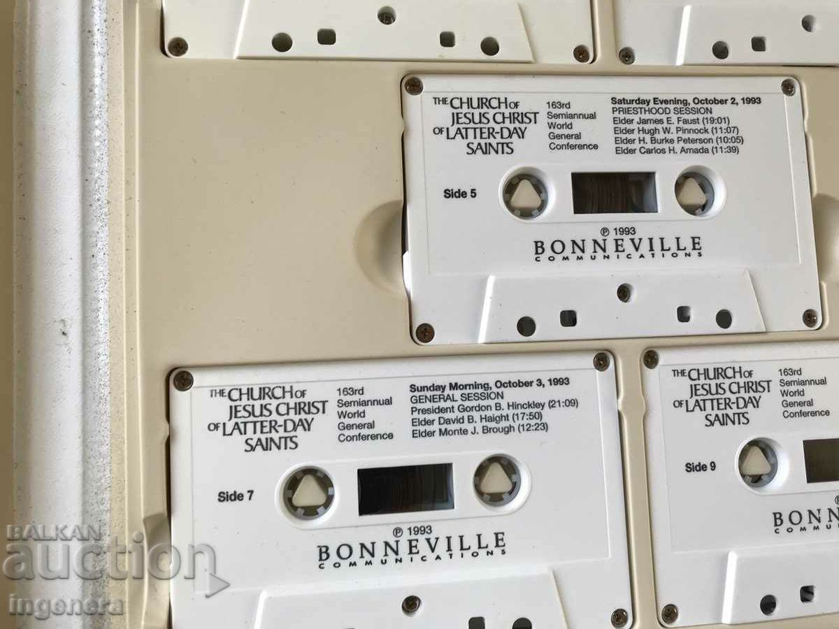 AUDIO CASSETTE CASSETTE ALBUM SET 5 PIECES - 6 AUDIO CASSETTE CASSETTE ALBUM SET 5 PIECES - 6