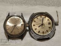 Lot de 2 ceasuri mecanice rusești Vostok și Poljot