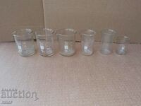 Beakers 25, 50 and 100 ml - 6 pieces. Laboratory glassware