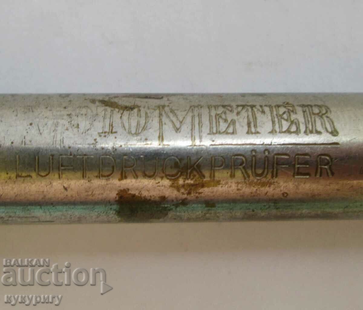 Old WWII German Mechanical Pressure Gauge - 5 Old WWII German Mechanical Pressure Gauge - 5