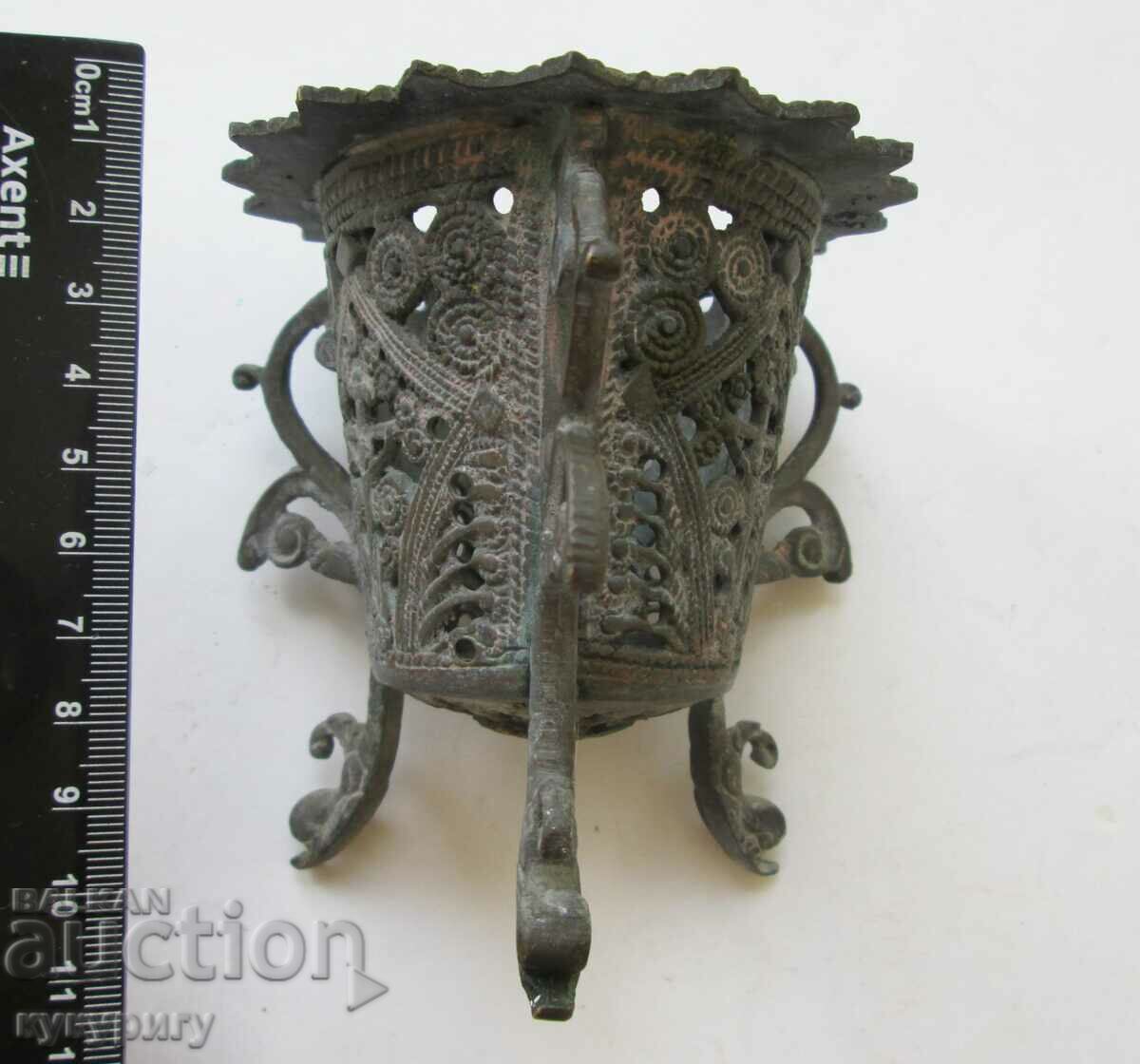 Старо старинно настолно кандило с орнаменти - 7 Старо старинно настолно кандило с орнаменти - 7