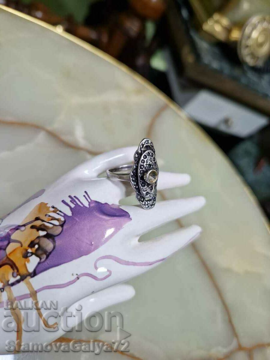 Old beautiful antique sterling silver ring 950 with price 88.00 BGN | € 44.99 Old beautiful antique sterling silver ring 950 with price 88.00 BGN | € 44.99