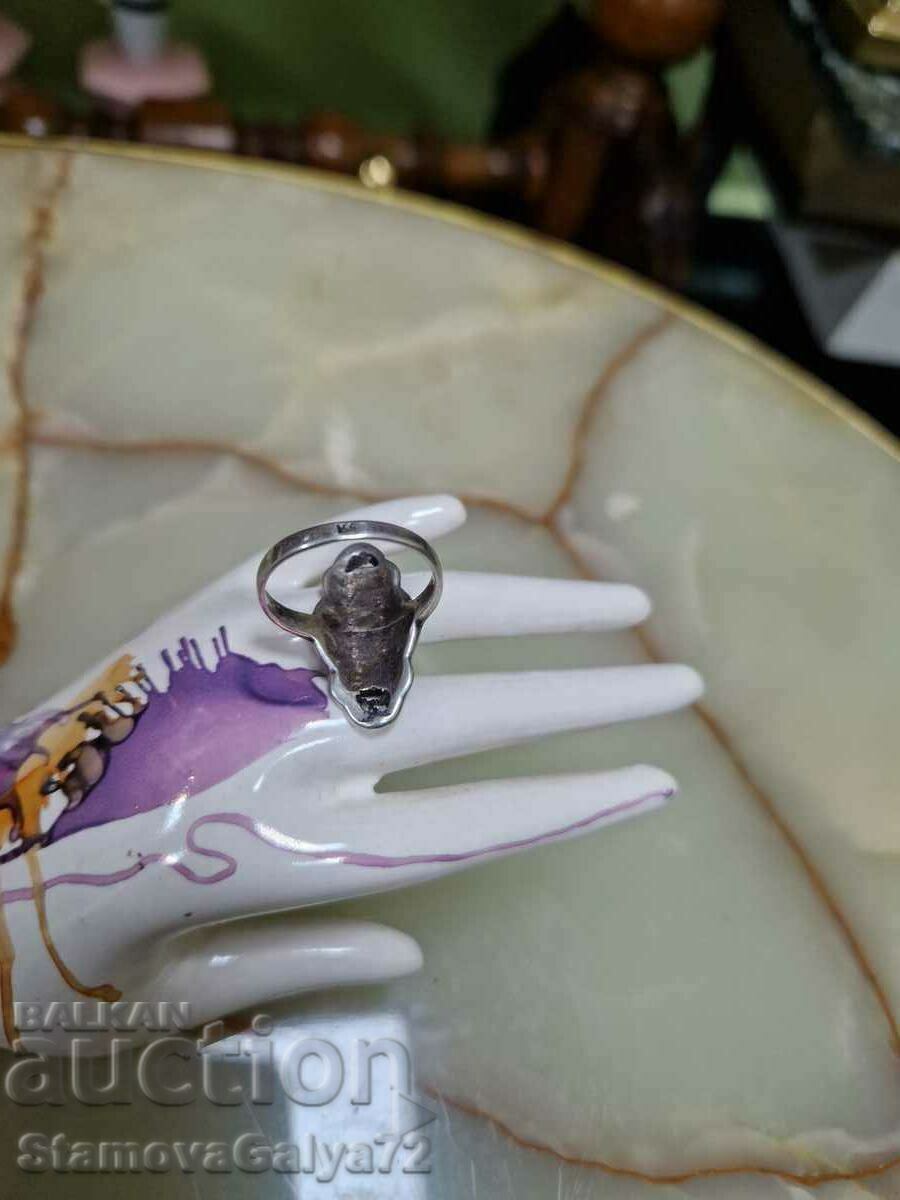 Old beautiful antique sterling silver ring 950 - 6 Old beautiful antique sterling silver ring 950 - 6