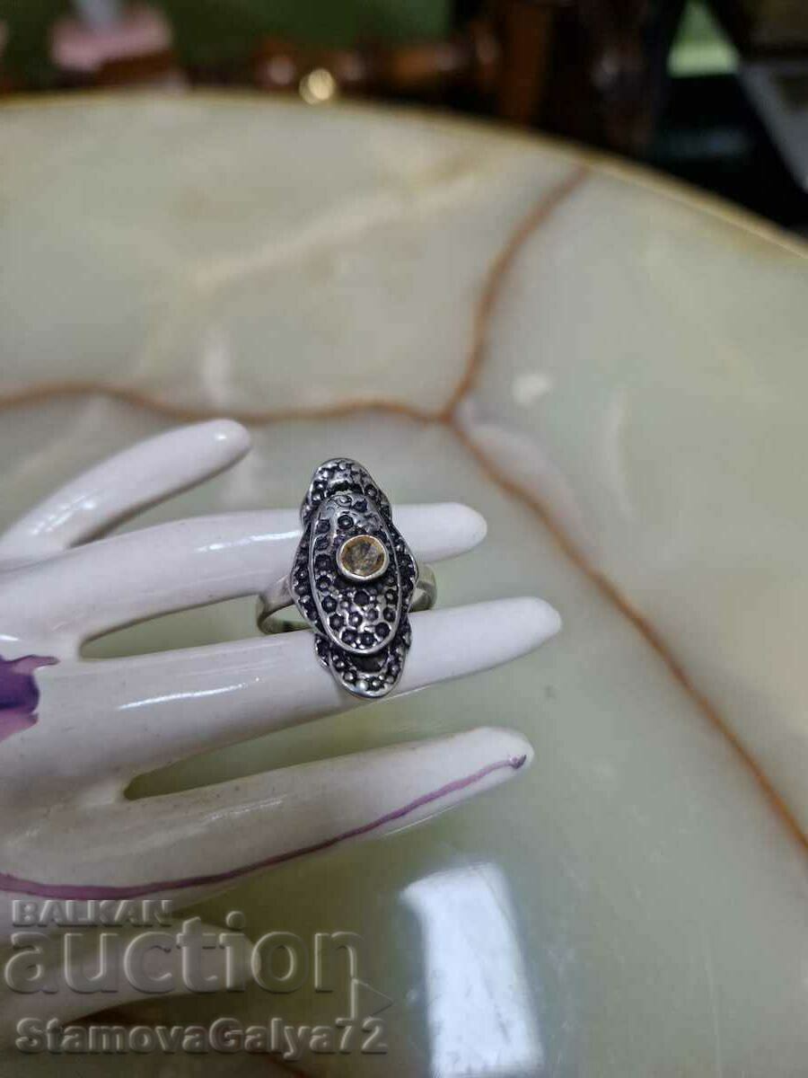 Old beautiful antique sterling silver ring 950 - 7 Old beautiful antique sterling silver ring 950 - 7