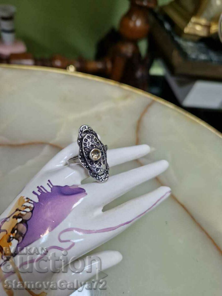 Old beautiful antique sterling silver ring 950 Old beautiful antique sterling silver ring 950