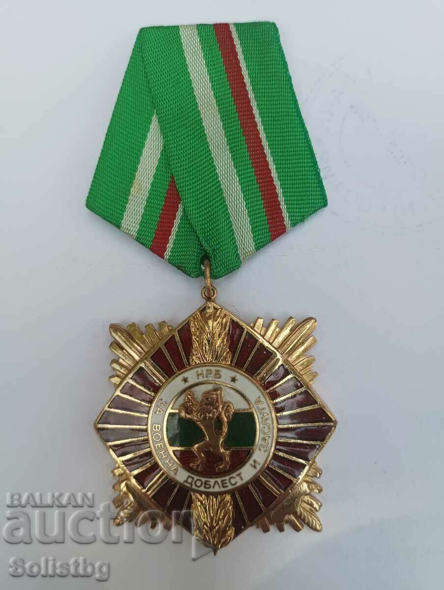 Order, medal FOR MILITARY VALOR AND MERIT 1st class.