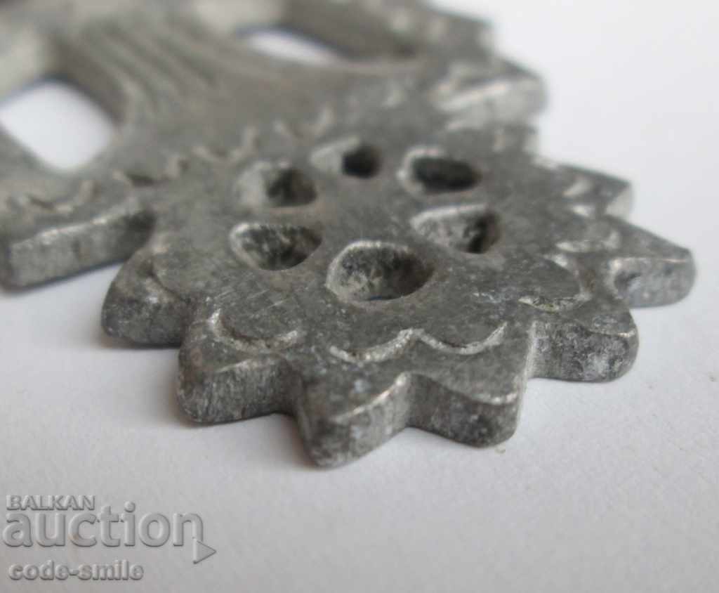 Soldier trench art military art cross PSV relic - 6 Soldier trench art military art cross PSV relic - 6