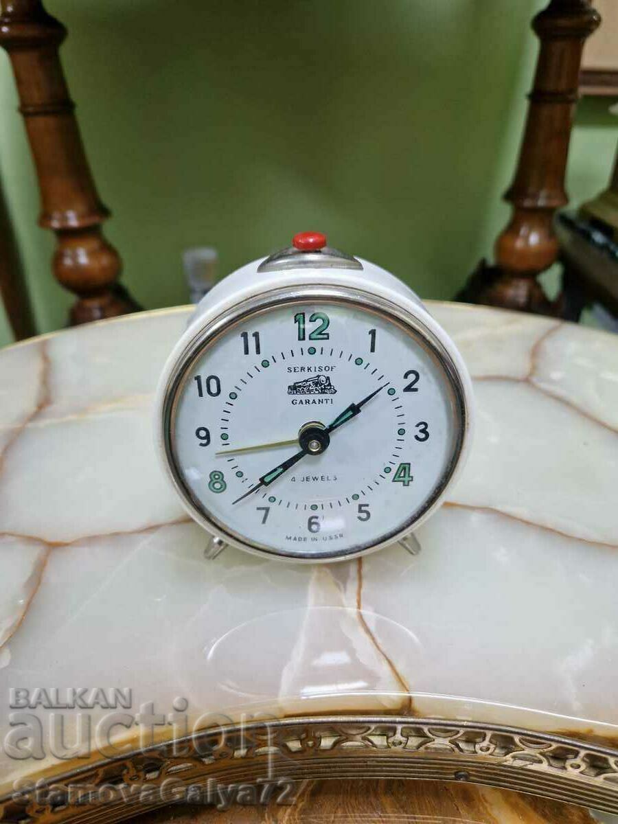 Σπάνιο συλλεκτικό αντίκες Serkisof Ξυπνητήρι με τιμή 66.00 BGN | € 33.75