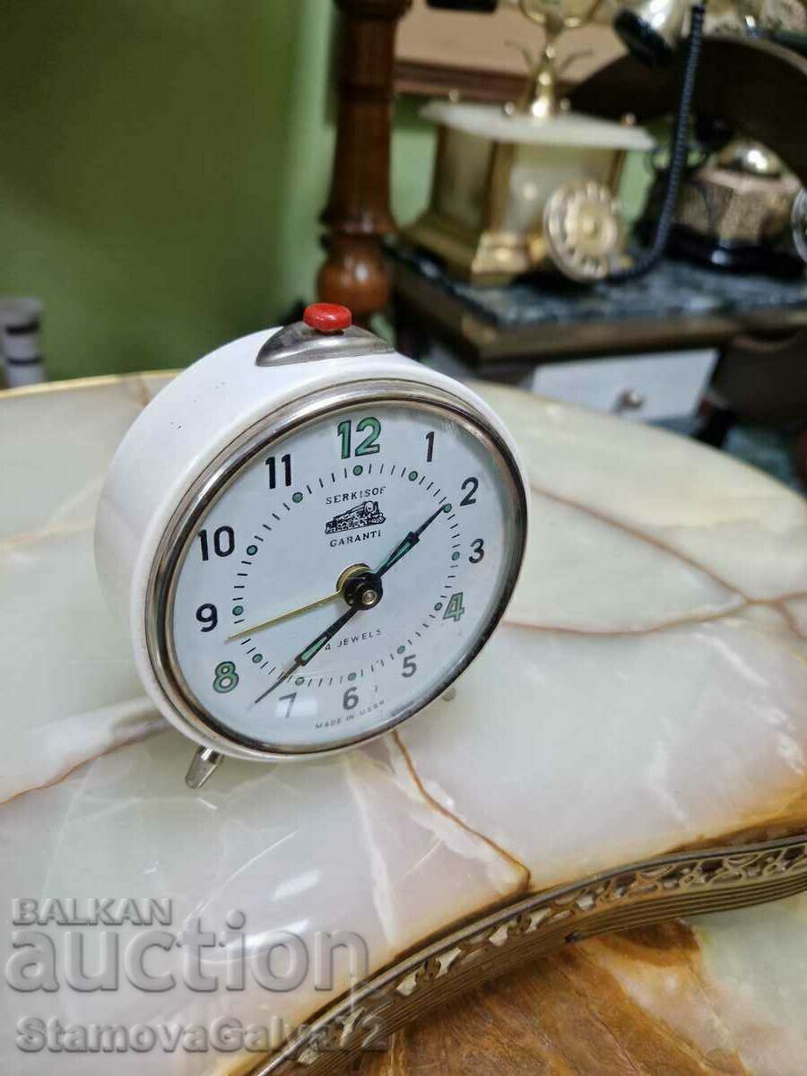 Licitație Ceas cu alarmă Serkisof, rar de colecție Licitație Ceas cu alarmă Serkisof, rar de colecție