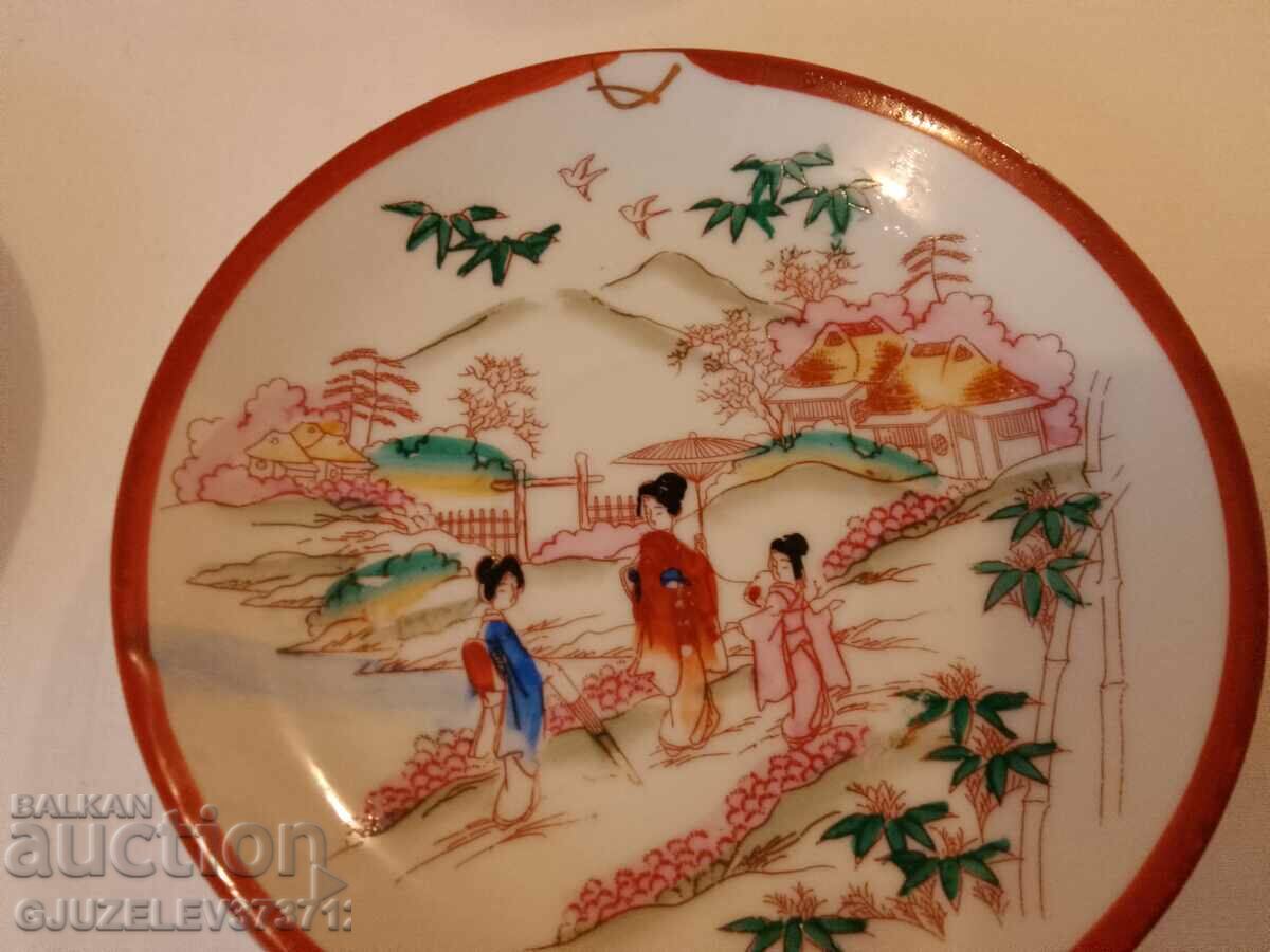 Very Beautiful Old Japanese Tea and Coffee Set by Fine Portz - 5