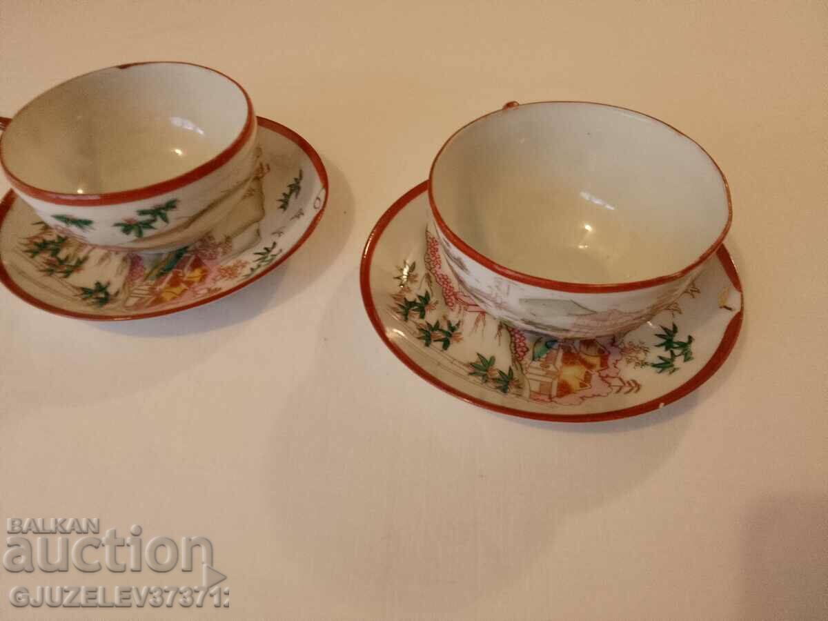 Very Beautiful Old Japanese Tea and Coffee Set by Fine Portz - 7