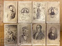 Lot of 8 old photos of the 1896 Renaissance