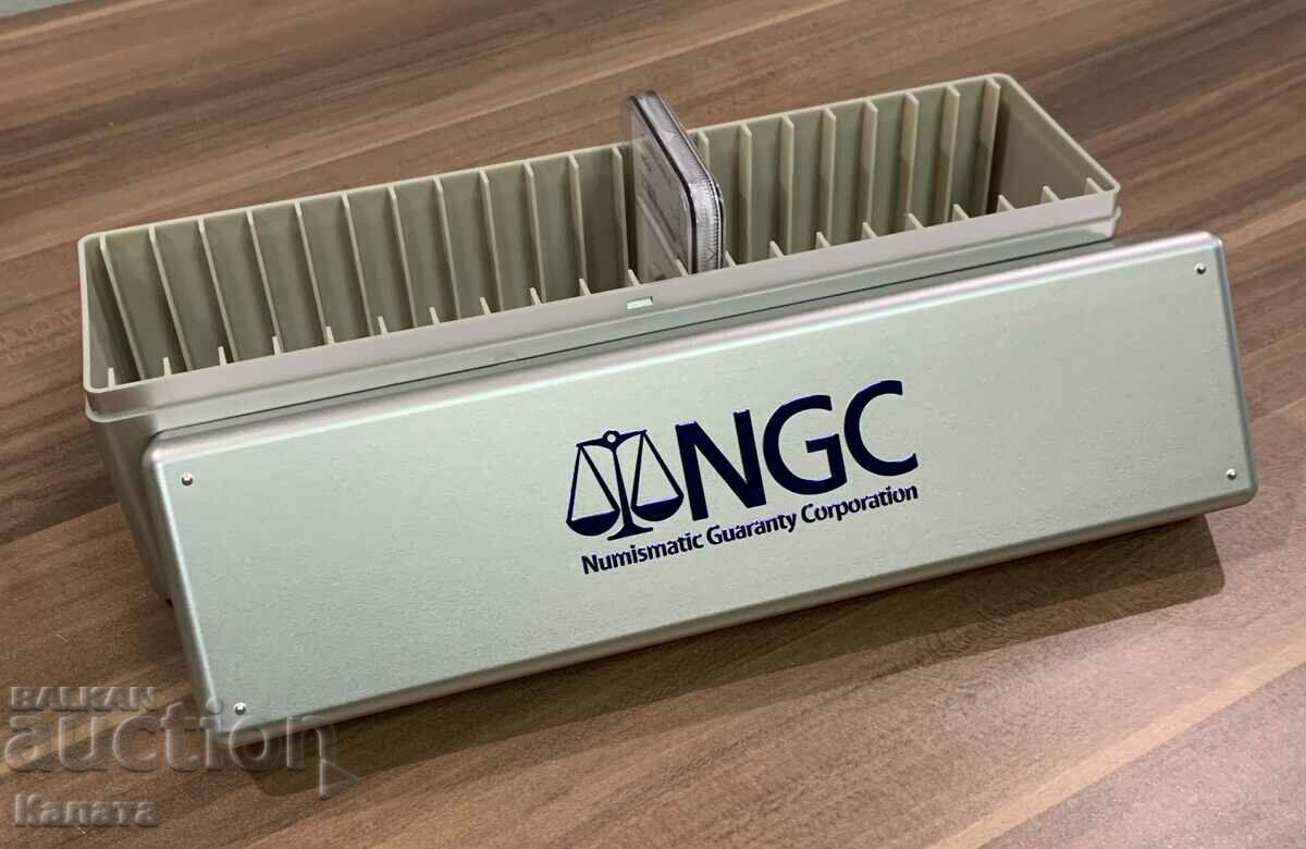 Cutie de monede certificată NGC