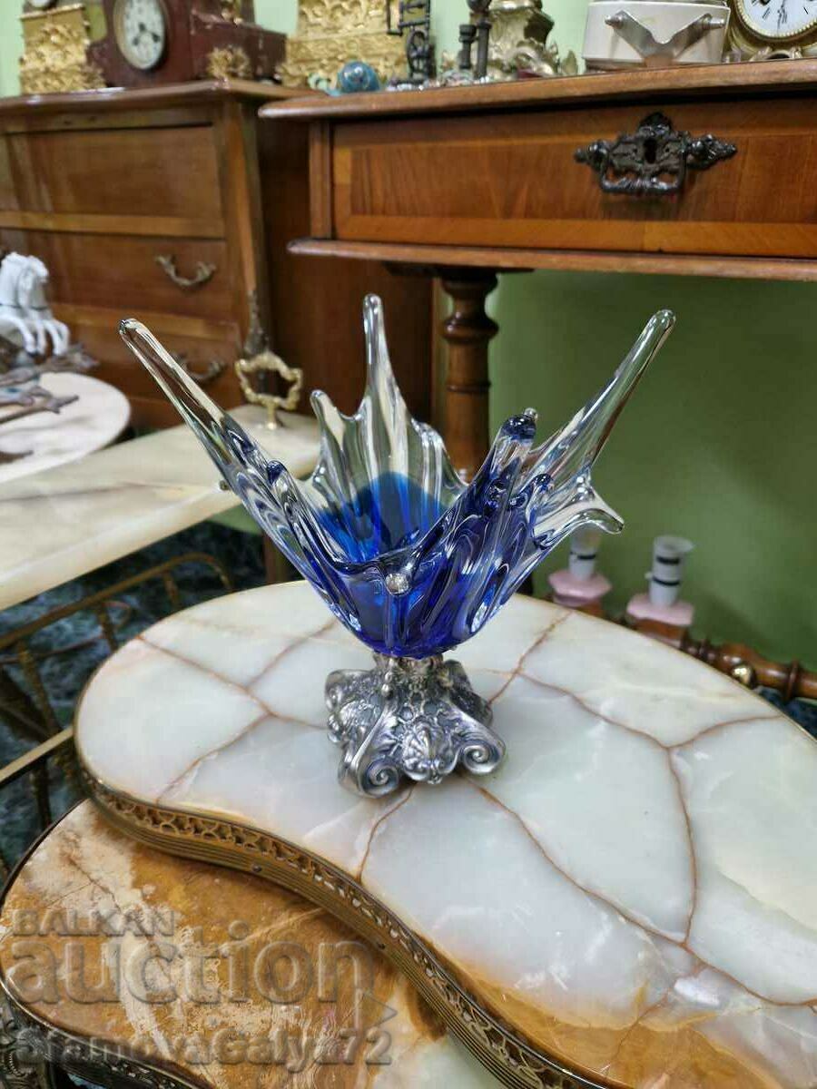 Delivery of Unique antique crystal bomboniere bowl