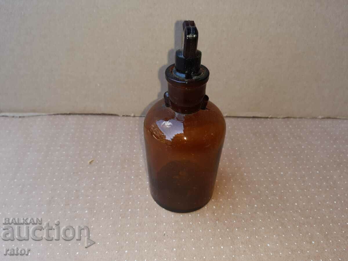 Old apothecary bottle with dropper. Pharmacy glassware - 5 Old apothecary bottle with dropper. Pharmacy glassware - 5