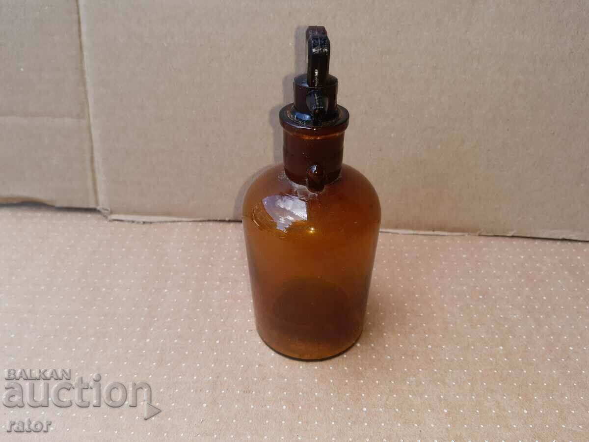 Old apothecary bottle with dropper. Pharmacy glassware with price 10.00 BGN | € 5.11 Old apothecary bottle with dropper. Pharmacy glassware with price 10.00 BGN | € 5.11