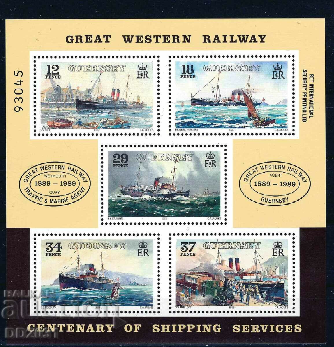 Guernsey 1989 - MNH ships