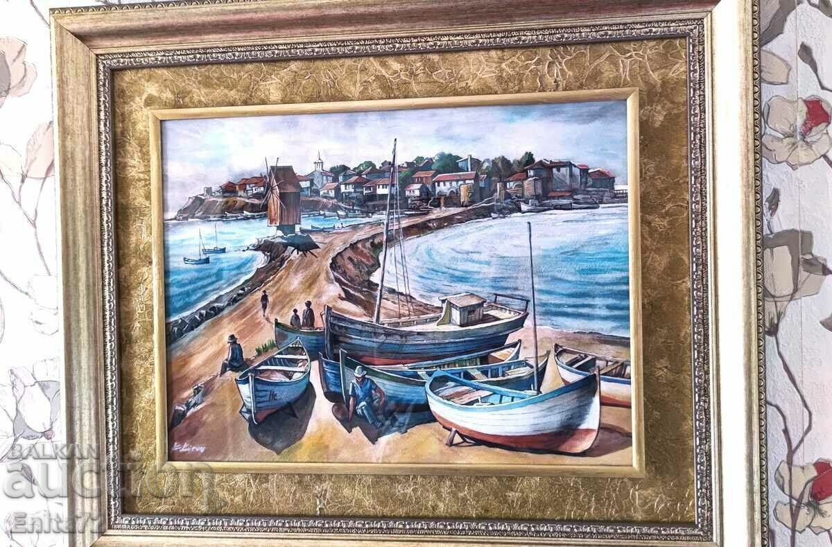 Τοπίο "Old Nessebar" με τιμή 170.00 BGN | € 86.92
