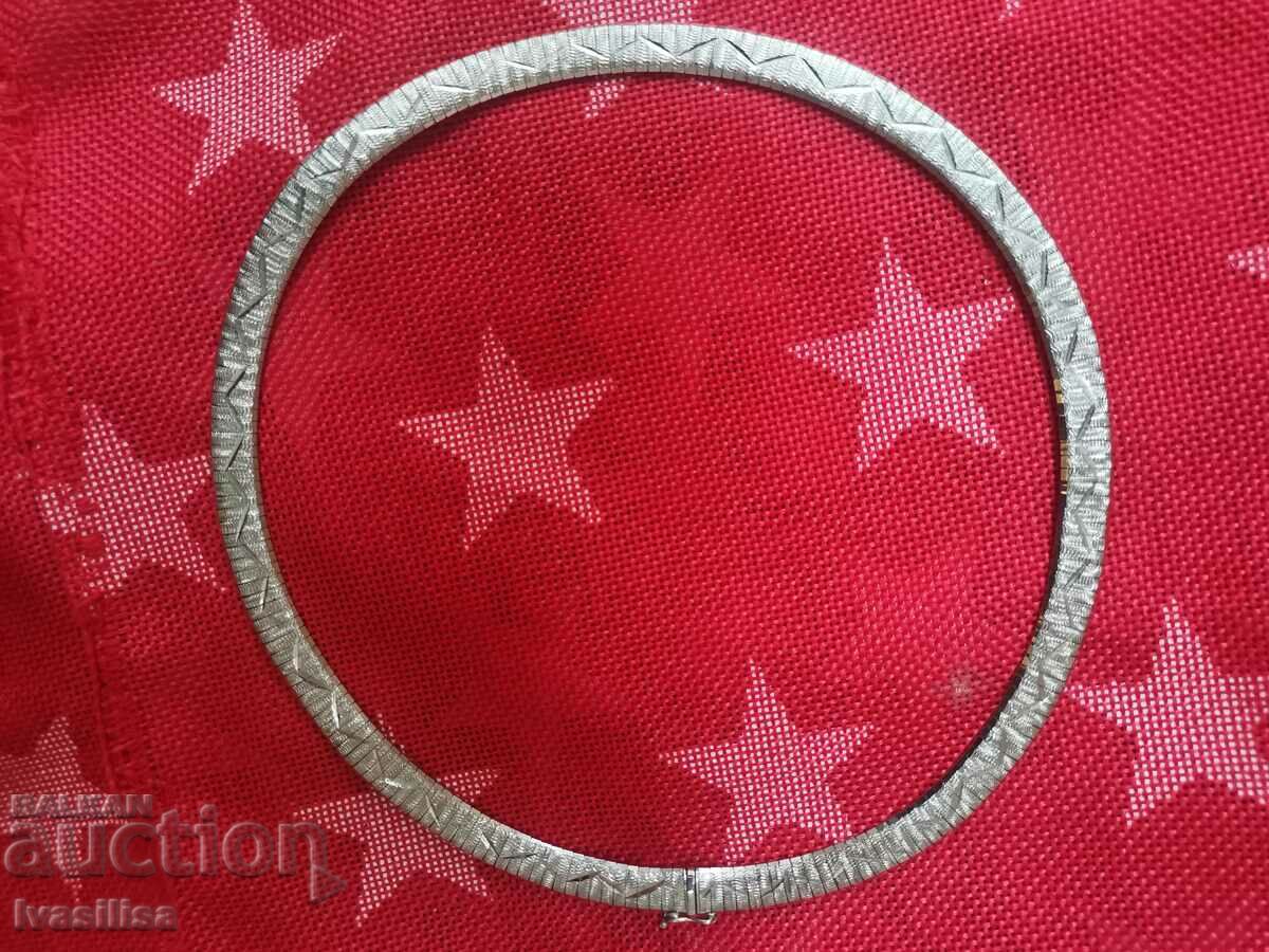 Old silver German necklace from the 1950s