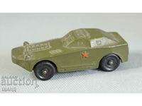 Old Russian metal toy model APC armored car