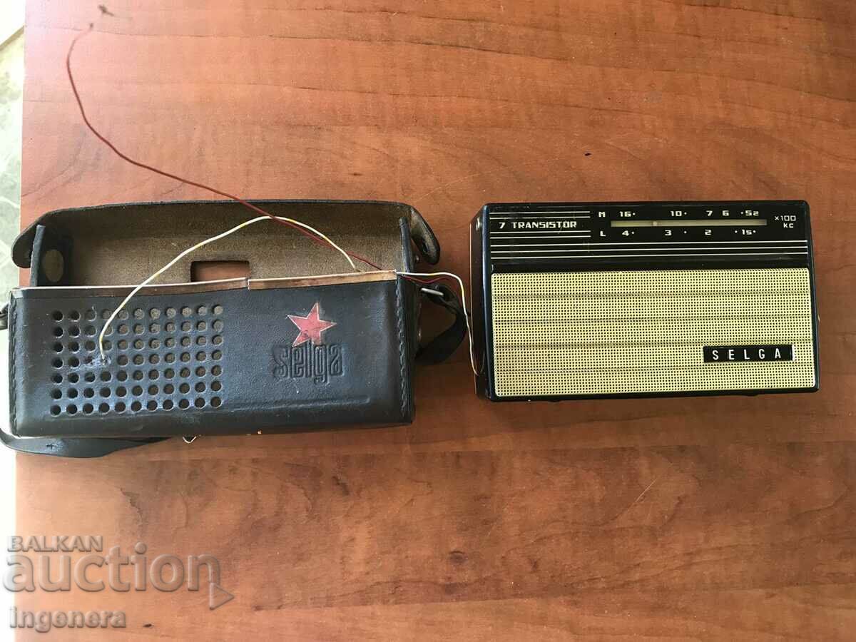 Auction RADIO "SELGA" TRANSISTOR RADIO Auction RADIO "SELGA" TRANSISTOR RADIO