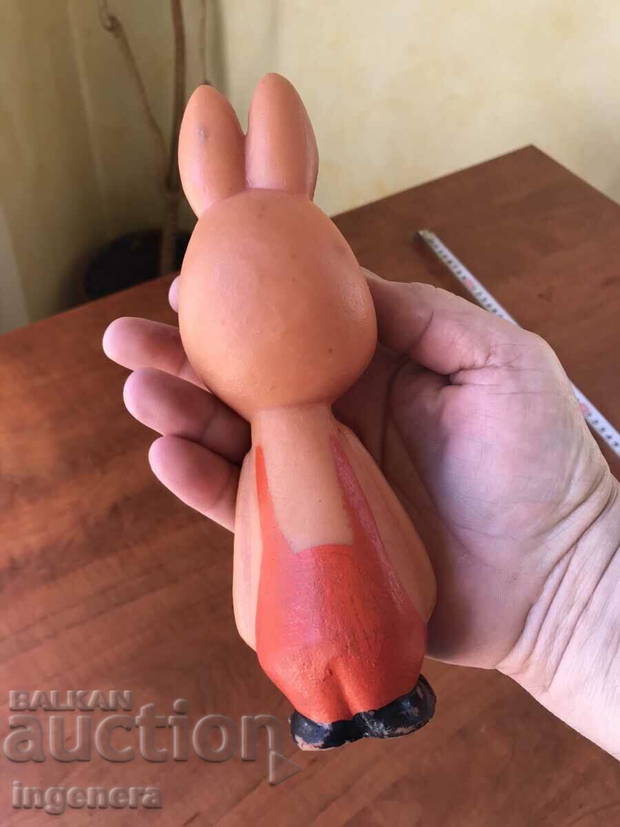 TOY RUBBER BUNNY BYE BYE BUNNY with price 9.00 BGN | € 4.60 TOY RUBBER BUNNY BYE BYE BUNNY with price 9.00 BGN | € 4.60