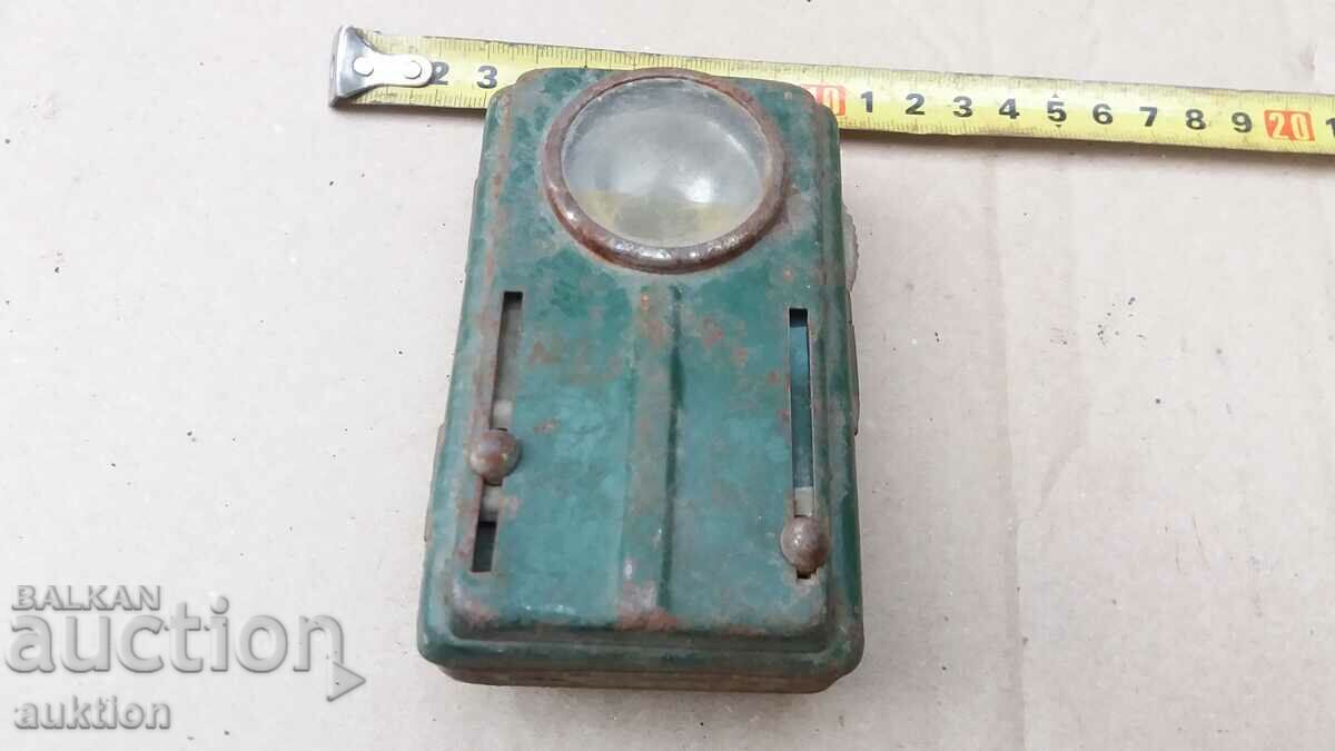 OLD RAILWAY FLASHLIGHT with price 3.99 BGN | € 2.04 OLD RAILWAY FLASHLIGHT with price 3.99 BGN | € 2.04