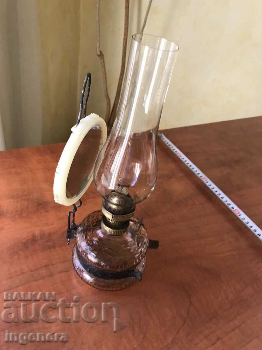 GAS LAMP ANTIQUE HEALTHY LANTERN LAMP GLASS FOIL with price 39.00 BGN | € 19.94