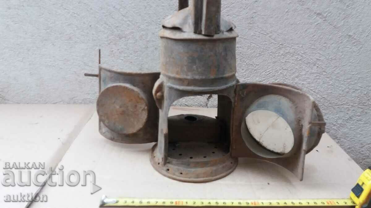 Livrarea LAMPAR J.P. CU LUMINI DIFERITE - LAMPA PE GAZ RAR