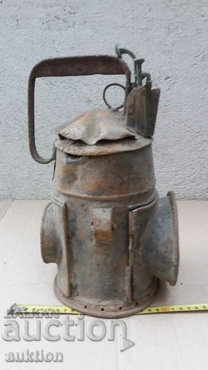 LAMPAR J.P. CU LUMINI DIFERITE - LAMPA PE GAZ RAR - 7