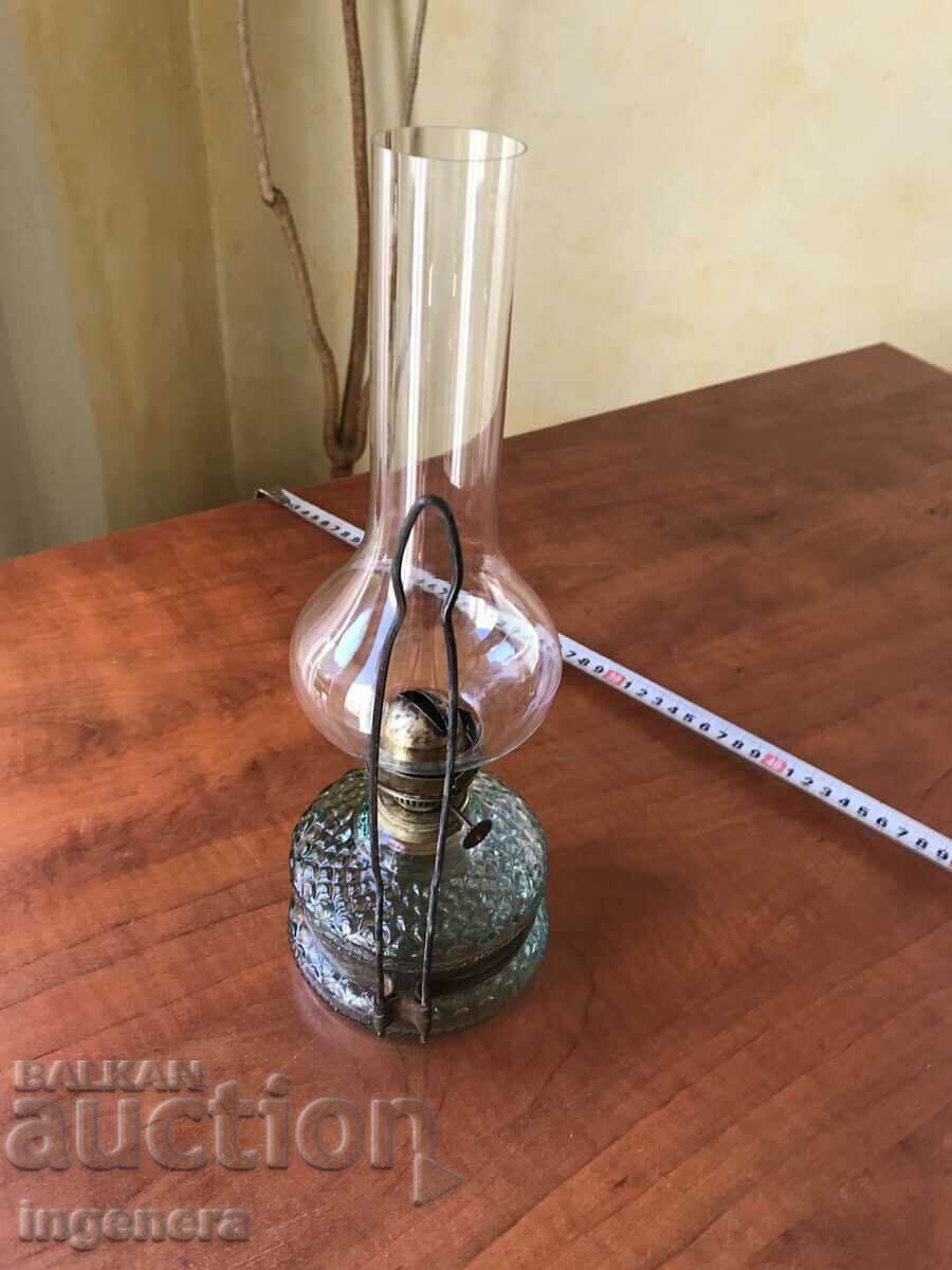 GAS LAMP ANTIQUE HEALTHY LANTERN LAMP GLASS FOIL with price 39.00 BGN | € 19.94 GAS LAMP ANTIQUE HEALTHY LANTERN LAMP GLASS FOIL with price 39.00 BGN | € 19.94