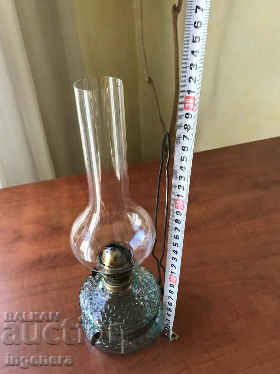 GAS LAMP ANTIQUE HEALTHY LANTERN LAMP GLASS FOIL - 5 GAS LAMP ANTIQUE HEALTHY LANTERN LAMP GLASS FOIL - 5