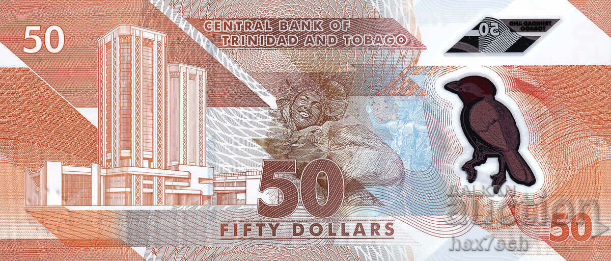 Auction ❤️ ⭐ Trinidad and Tobago 2020 $50 Polymer UNC New ⭐ ❤️ Auction ❤️ ⭐ Trinidad and Tobago 2020 $50 Polymer UNC New ⭐ ❤️