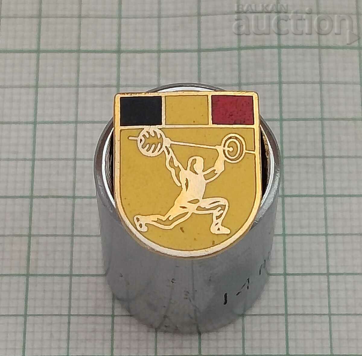 WEIGHTLIFTING GERMANY FEDERATION BADGE PIN
