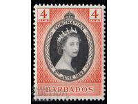GB/Barbados-1953-QE II-Coronation,MLH