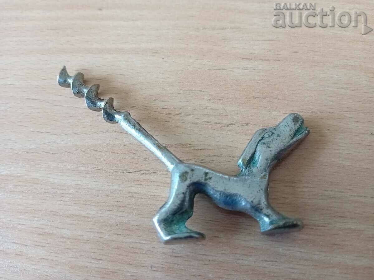 Delivery of corkscrew dog vintage retro Delivery of corkscrew dog vintage retro