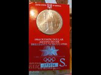 олимпийски долар сребро